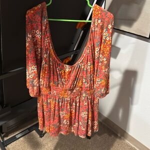 Torrid colorful shirt barely worn.